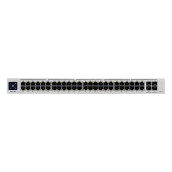 Switch PoE administrable / 48 puertos Gigabit PoE+ / PoE++ 802.3bt / 4 SFP+ 10G / 600W / 1.72' de alto