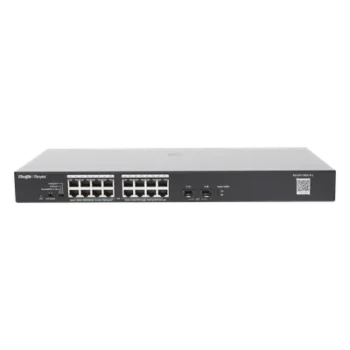 Switch PoE+ No Administrable / 18 Puertos Gigabit / 2 Uplinks SFP 1G / 247 W / Conmutación 36 Gbps / Protección 4 kV