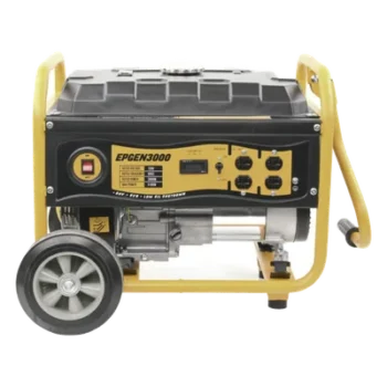 Generador a Gasolina / 3 kW / 7 HP / 110 Vca / Arranque Manual / Tanque 15 L / 10 h Autonomía