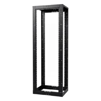 Rack de Cuatro Postes / 19 Pulgadas / Profundidad Ajustable 23 a 42 Pulgadas / 45 Unidades de Rack / Capacidad 907.2 kg (2000 lbs) / Acero Soldado