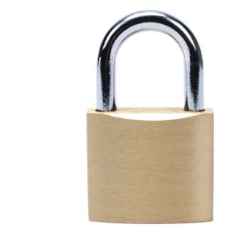 Candado de Seguridad / Cuerpo Latón 40 x 40 mm / Perno Doble Sujeción / Argolla 6.2 mm / 3 Llaves / 560 gr