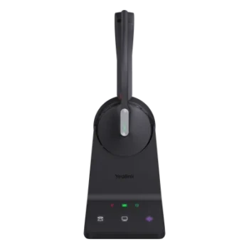 Auriculares Inalámbricos UC / DECT y Bluetooth 5.2 Simultáneos / Triple Conexión / 32 Horas de Conversación / Cancelación de Ruido con 3 Micrófonos