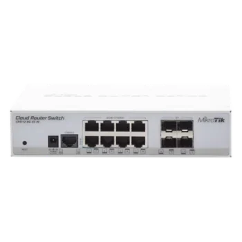 Cloud Switch Router 8 Puertos Gigabit Ethernet y 4 Puertos SFP, throughput 975 kpps