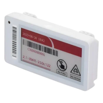 Etiqueta Electrónica de Tinta / 2.13 Pulgadas / 250x122 píxeles / Bluetooth 5.0 / IPX5 / NFC Integrado