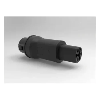 Adaptador de Conector EV / Entrada Tipo 1 (SAE J1772) / Salida NACS / 7 kW / 32 A / 220 V AC / Monofásico / Uso Interior y Exterior