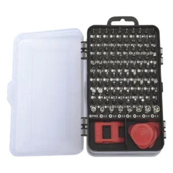 Juego de Reparación Electrónica / 115 Piezas / 98 Puntas de Precisión / Acero Cr-V / Estuche de Almacenamiento