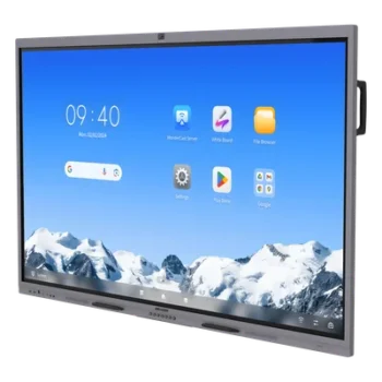Pantalla Interactiva / 75" / 4K UHD / 50 Puntos Táctiles / Android 14 EDLA / Cámara Web 8 MP / Audio 70 W / NFC / 178° Ángulo de Visión