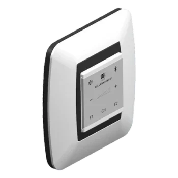 Mando de Audio IP / Control Táctil / Bluetooth 5.0 / Alimentación PoE 802.3af / Montaje en Pared o Superficie