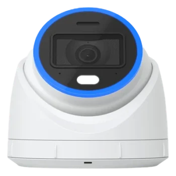 Cámara IP Turret / 4K 8 Megapixel / Ángulo Ultra-Ancho 109.9° / IR 40 m (131.2 ft) / AI Reconocimiento Facial y de Matrículas / LED Visión Nocturna a Color / Audio Bidireccional / IP66 IK08 / PoE+