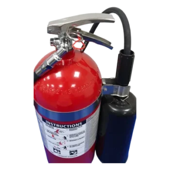 Extintor de CO2 / 10 lb (4.54 kg) / Clase B y C / Descarga 10 s / Alcance 1.2-2.4 m (3.9-7.9 ft) / UL Listado / USCG Aprobado