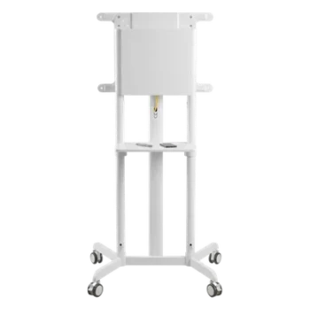 Soporte Móvil para Pantalla / Rotación 0° a 90° / 37" a 70" / VESA 200x200 a 600x400 / Carga 70 kg (154 lbs) / Ruedas con Bloqueo / Blanco