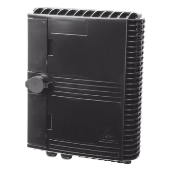Cierre de Empalme de Fibra Óptica / 24 Fusiones / 16 Puertos Drop / IP65 / -40°C a +85°C / Instalación Poste-Pared-Aérea