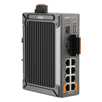 Switch PoE Industrial / 8 Puertos Gigabit PoE / 2 Puertos SFP 2.5 Gbps / 240W Presupuesto PoE / 26 Gbps Capacidad de Conmutación / -40 ℃~75 ℃ / DIN-Rail, Pared, Escritorio
