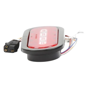 Luz Multifuncional Trasera para Camiones / 69 Patrones de Destello / 12-24 V / IP67 / SAE Class I / 5.4" x 5.4"