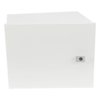 Gabinete para instalación de 2 Baterías PL4012, Fabricado en Lámina Galvanizada, Opción para montar en poste (No incluido)