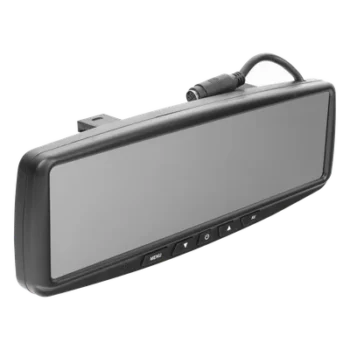Monitor Retrovisor con Cámara de Reversa / Pantalla LCD 4.3'' / Ángulo 170° / IP69K / Sistema 2 Cámaras