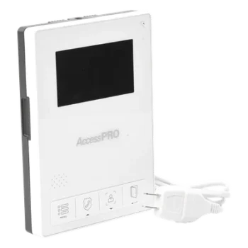 Monitor LCD Adicional / Pantalla 4.3 Pulgadas / Control Touch / Comunicación Bidireccional / Apertura de Puerta / Alimentación 110-240 VCA