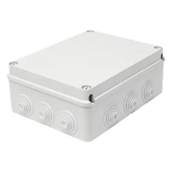 Caja Estanca de Derivación / 12 Entradas / IP55 / IK08 / 240x190x90 mm / Libre de Halógenos / -24 a 60°C