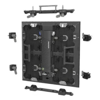 Gabinete LED Cube / Pixel Pitch 2.6 mm / 500x500 mm (19.69x19.69 in) / SMD Triad / 1000 cd/m² / Refresco 7680 Hz / Mantenimiento Frontal y Trasero / IP40