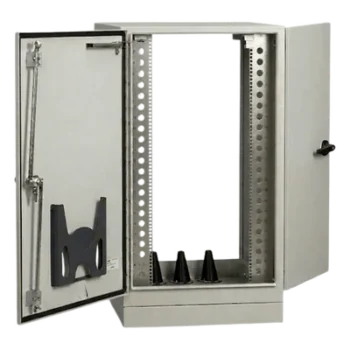 Gabinete para Exterior Tipo 4X Doble Puerta / Aluminio Soldado / 30 x 30 x 44 pulgadas / IP66 / Aislamiento Térmico / Gris RAL 7035
