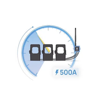 Medidor de Corriente LoRaWAN / Trifásico / Hasta 500 A / Muestreo 3.3 kHz / Diseño No Invasivo