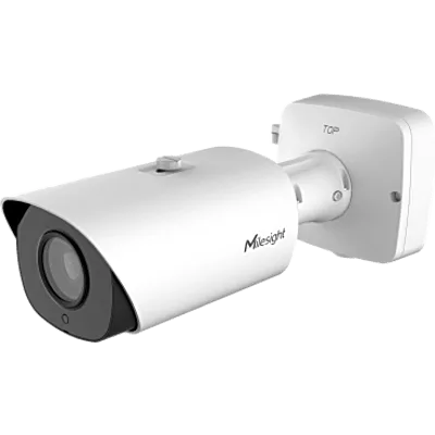 Cámara Bullet IP 5MP / 12X Zoom Óptico / STARVIS 2 / WDR 120dB / IR 180 m / AI VCA 2.0 / H.265+ / IP67+IK10 / PoE+ / Almacenamiento 1TB
