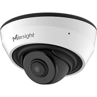 Mini Dome IP 5 Megapixel / 2592x1944 / Lente 4 mm / IR 20 m / Micrófono Integrado / SIP / AI Detección Humano-Vehículo / 120dB Super WDR / H.265+ / PoE / NDAA