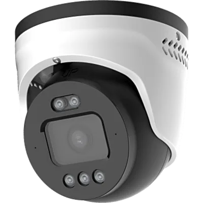 Cámara Turret AI TrueColor 5MP / Milesight / NDAA / Smart Hybrid Light / Red & Blue Flashing Lights / Two-Way Audio / VCA 2.0 / IP67 IK10 / PoE