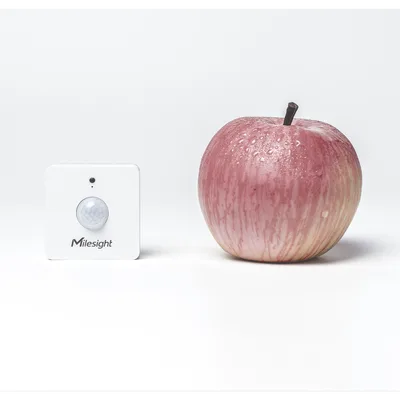 Sensor de Ocupación LoRaWAN / Detección PIR y Luz / 120° x 100° / Alcance 8 m (26.2 ft) / 1-60000 Lux / Alcance RF 15 km (9.3 mi)