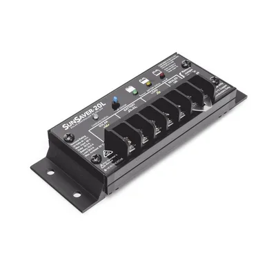 Controlador de Carga Solar PWM / 20 A / 12 VCC / Encapsulado Epóxico / Clase 1 Div 2 / Compensación de Temperatura