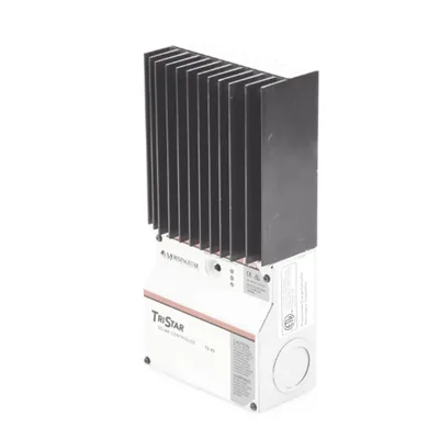Controlador de Carga Solar PWM / 45 A / 12V 24V 48V / Puerto RS-232 / Hasta 4 kW / 7 Preajustes / Operación hasta 60°C / 13.1 ft² Disipador