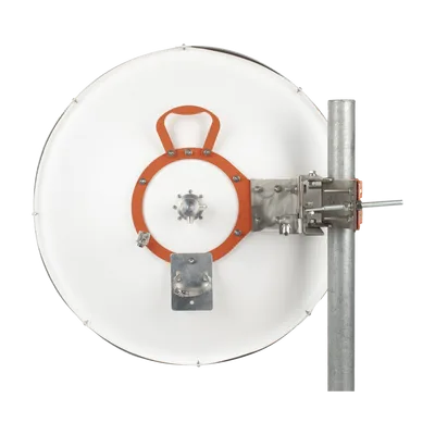 Antena Direccional / 2 ft (0.6 m) / 5.9-7.2 GHz / Ganancia 32 dBi / Polarización Dual Slant 45° y 90° / Conector N-Hembra / Resistencia Viento 124 km/h (77 mph)