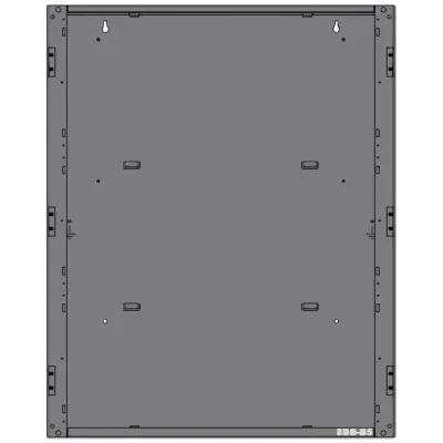 Caja Trasera para Gabinete de Detección de Incendio / Acero Calibre 16 / Dos Niveles de Módulos / Knockouts Múltiples / 29 lb (13.2 kg)