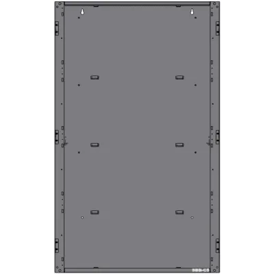 Caja Trasera para Gabinete de Panel de Alarma Contra Incendio / Acero Calibre 16 / Tres Niveles / Tamaño C / 25.41 x 39.84 x 5.50 pulgadas (64.55 x 101.2 x 14 cm)