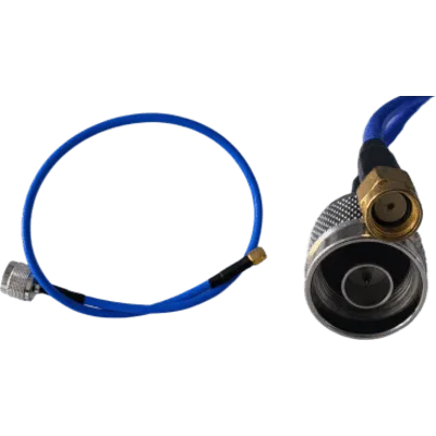 Jumper Coaxial RF / Ultra Baja Pérdida / DC - 6 GHz / N Macho a RPSMA / 50 cm (1.64 ft) / VSWR ≤1.25 / 50 Ohm