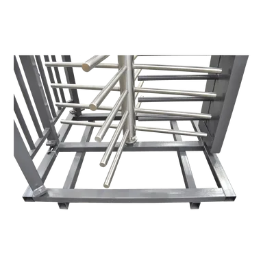 Torniquete de Cuerpo Completo / 4 Ejes de Seguridad / Rotación 90° / Paso 25 Personas/min / Emergencia 40 Personas/min / Interior/Exterior con Techo / 110 VCA / Acero Inoxidable con Pintura Gris