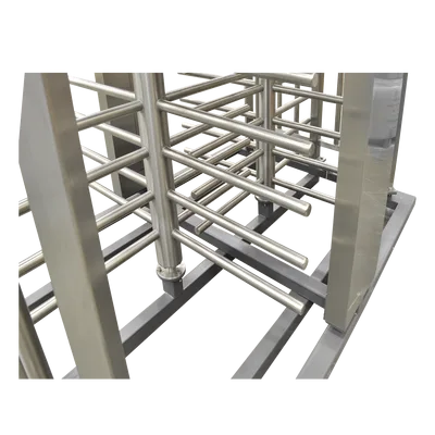 Torniquete de Cuerpo Completo / Doble Acceso / Acero Inoxidable 304 / 30 Personas/min / Interior/Exterior / 4 Ejes de Seguridad / 2.31 x 1.46 x 2.2 m (7.58 x 4.79 x 7.22 ft) / 800 kg (1763.7 lb)