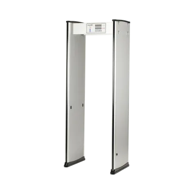 Arco Detector de Metales / 6 Zonas Independientes / 2000 Niveles de Sensibilidad / Contador 99,999 / Interior / −25 °C a 55 °C
