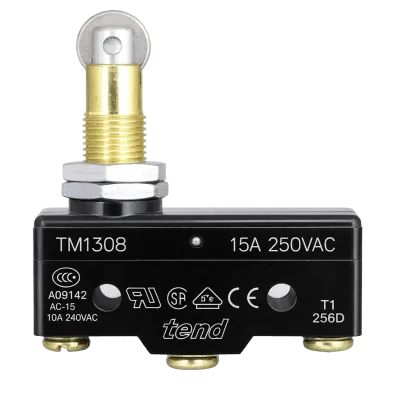 Limit Switch para Torniquete / Detección de Posición / 15A / -15°C a +80°C / 500,000 Ciclos / IP para Ambientes Extremos