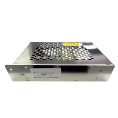 Fuente de Poder para Torniquetes / Entrada 100-240 VAC / Salida 24 V - 5 A / Diseño Ultra Delgado 30 mm / Operación -30°C a +70°C / Eficiencia 89%