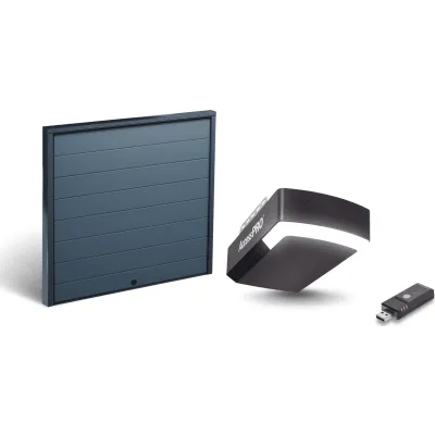 KIT COMPLETO Incluye /Puerta D/ Garage / APDOORL 14x7 Pies / Lisa Linea Central / Insulada / Interfase ACCESSWIFI / Motor FS1000M / 1/2HP / Fuerte/Silencioso/Luz LED/Motor DC .