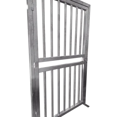 Puerta Lateral para Torniquetes / Acero Inoxidable 304 / 1350 x 2316 mm / 4.43 x 7.6 pies / Compatible con Cierres Magnéticos