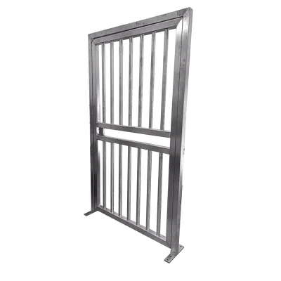 Puerta Lateral para Torniquetes / Acero Inoxidable 304 / 1350 x 2316 mm / 4.43 x 7.6 pies / Compatible con Cierres Magnéticos