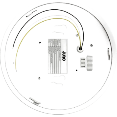 Luminaria LED Redonda de 6" / Montaje Superficial / 3 Temperaturas Seleccionables 3000K-4000K-5000K / 90 CRI / 120 V / Áreas Húmedas / Certificada T24 JA8-2019