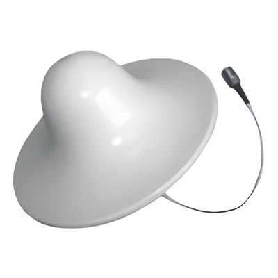 Antena Domo Omnidireccional / Dual Banda 800-960 MHz y 1710-2500 MHz / Ganancia 3 dBi / 5 dBi / Cobertura 360° / IP Resistente