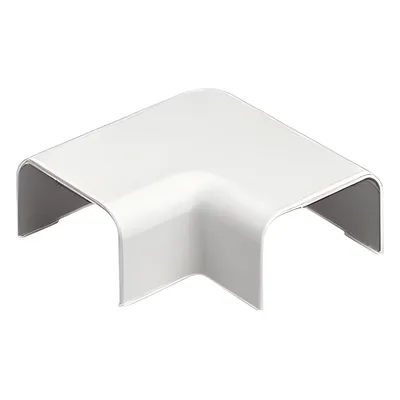 Conexión en Ángulo Recto / 90° para Canaleta LD3 / ABS / Blanco Mate / UL94V-0 / FT4