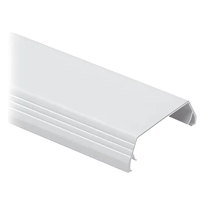 Tapa para Canaleta T-45 / PVC Rígido / Bisagra Doble Acceso / 60.3 x 19.1 x 2400 mm / UL94-V0 / Blanco Mate
