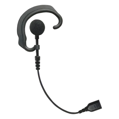 Auricular de Gancho para Oído / Cable de Fibra Trenzada / Conector SNAP / Altavoz Giratorio / Compatible Micrófono Solapa 1 o 2 Hilos