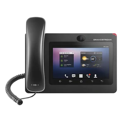 Teléfono IP GrandStream Empresarial para Videoconferencias con Android 7, 16 lineas, procesador 4 nucleos