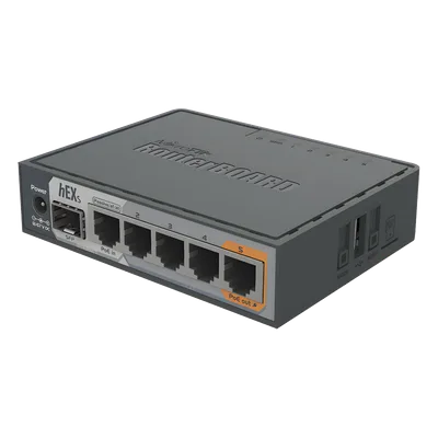 Router / Dual Core 880 MHz / 5x Gigabit / SFP 1.25 Gbps / PoE In/Out / 256 MB RAM